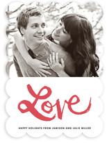 Love is in the Air Holiday Photo Cards