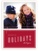 Twine and Vintage Holiday Photo Cards