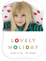 Lovely Rhythm Holiday Photo Cards