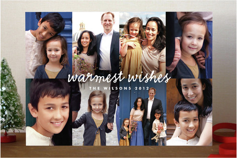 Photomontage Holiday Photo Cards