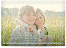 Pretty Frame Holiday Photo Cards