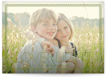 Pretty Frame Holiday Photo Cards