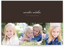 Sable and Sparkle Holiday Photo Cards