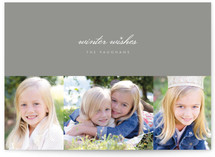 Sable and Sparkle Holiday Photo Cards