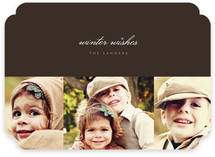 Sable and Sparkle Holiday Photo Cards