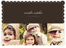 Sable and Sparkle Holiday Photo Cards
