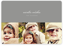 Sable and Sparkle Holiday Photo Cards