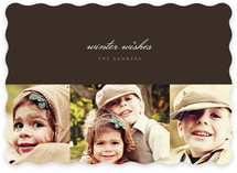 Sable and Sparkle Holiday Photo Cards