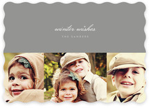 Sable and Sparkle Holiday Photo Cards
