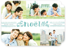 Dotted Noel Holiday Photo Cards