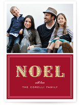Noel Stardust Holiday Photo Cards