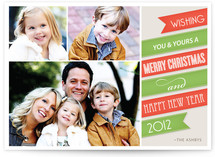 Holiday Ribbon Holiday Photo Cards