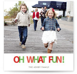 Oh What Color Holiday Photo Cards
