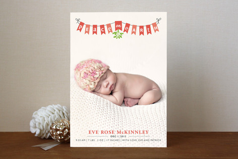 Peace on Earth Banner Holiday Photo Cards