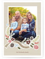 Wintry Pine Holiday Photo Cards