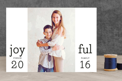 Joyful Time Holiday Photo Cards