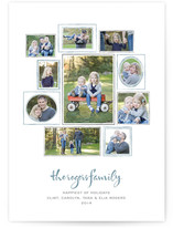 Family Wall Holiday Photo Cards