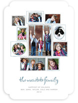 Family Wall Holiday Photo Cards