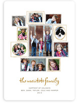 Family Wall Holiday Photo Cards