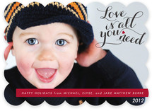 Love is All You Need Holiday Photo Cards