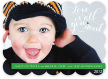 Love is All You Need Holiday Photo Cards