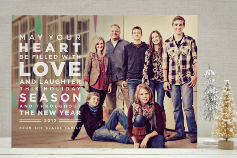 Earnest Holiday Photo Cards