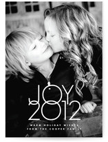 Typeset Joy Holiday Photo Cards