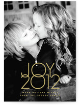 Typeset Joy Holiday Photo Cards