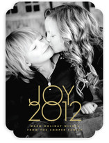 Typeset Joy Holiday Photo Cards