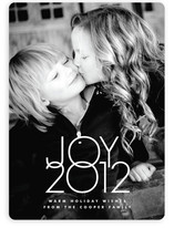 Typeset Joy Holiday Photo Cards