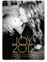 Typeset Joy Holiday Photo Cards