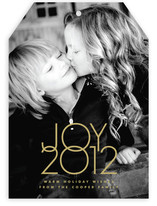 Typeset Joy Holiday Photo Cards