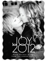 Typeset Joy Holiday Photo Cards