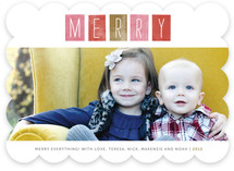 Just Merry Holiday Photo Cards