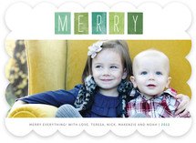 Just Merry Holiday Photo Cards