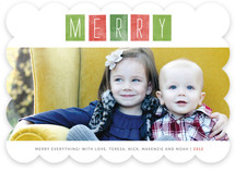 Just Merry Holiday Photo Cards