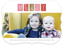 Just Merry Holiday Photo Cards