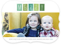 Just Merry Holiday Photo Cards