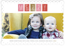 Just Merry Holiday Photo Cards