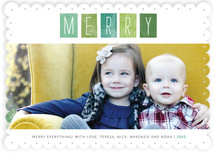 Just Merry Holiday Photo Cards