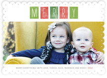 Just Merry Holiday Photo Cards