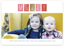 Just Merry Holiday Photo Cards
