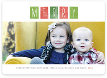 Just Merry Holiday Photo Cards