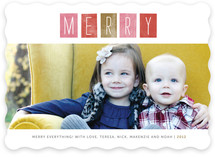 Just Merry Holiday Photo Cards