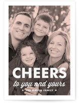 Modern Tint Holiday Photo Cards