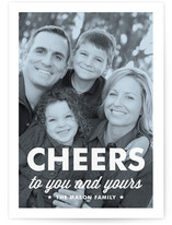 Modern Tint Holiday Photo Cards