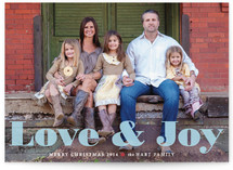 Love & Joy Holiday Photo Cards