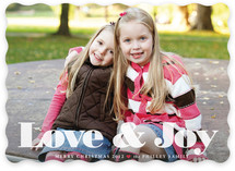 Love & Joy Holiday Photo Cards