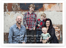 Joy Merry Mirth Holiday Photo Cards