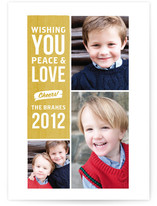 Vintage Billboard Holiday Photo Cards